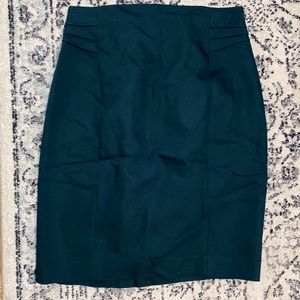 Dark green Express pencil skirt
